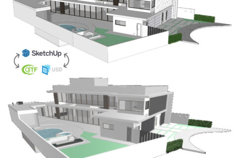 3D-Konstruktions- und Modelliersoftware „SketchUp“