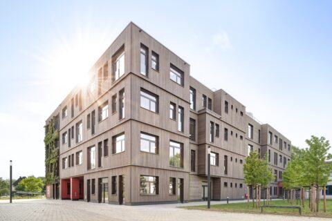 Außenfassade einer Schule