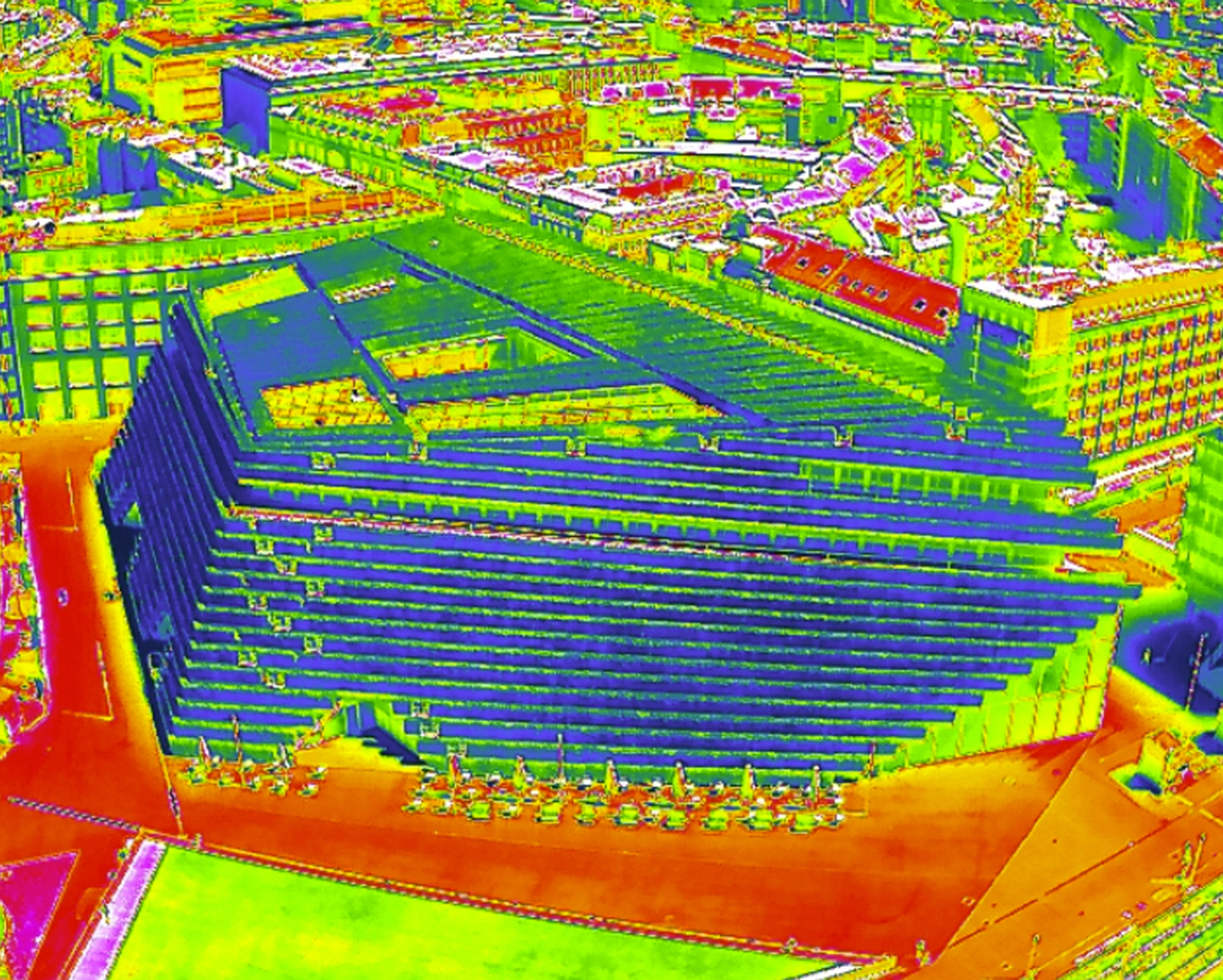 Thermografische Aufnahme des Kö-Bogens II