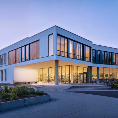 Haus mit Beleuchtung