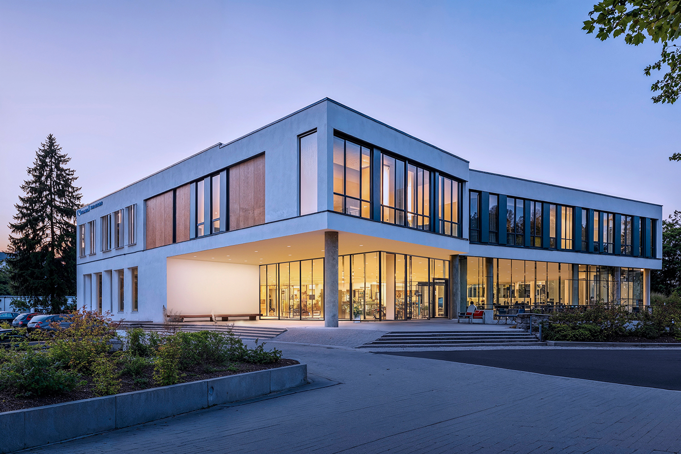 Haus mit Beleuchtung