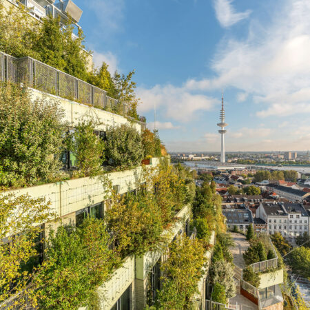 Ehemaliger Hochbunker in Hamburg St. Pauli