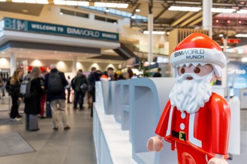 Weihnachtsmann auf der BIM WORLD MUNICH