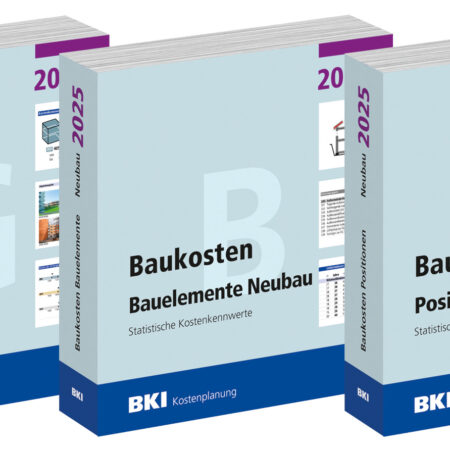Drei Bände BKI Baukosten Neubau