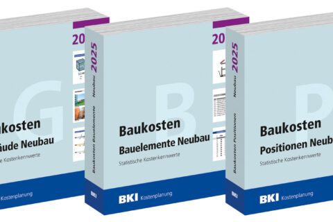Drei Bände BKI Baukosten Neubau