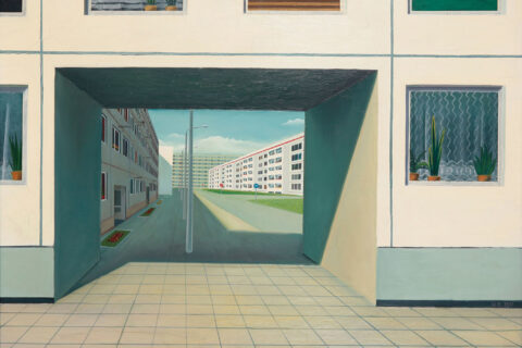 Uwe Pfeifer: Durchgang in Halle-Neustadt, 1971
