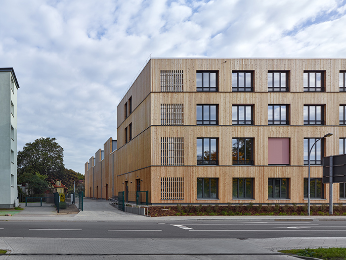 FNR Fassadeder städtischen Wilhelm-Gentz-Schule in Neuruppin